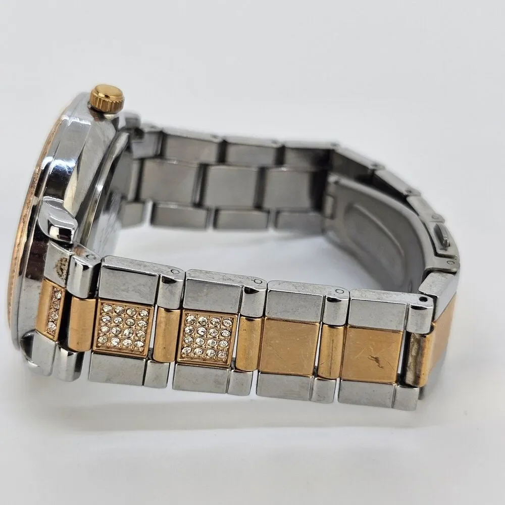 Jennifer Lopez Women's Watch 38MM Gray Dial Two Tone Bracelet 5.5
